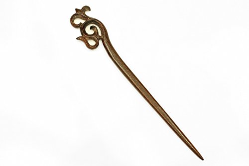Red Sandalwood Hair Stick Hand-carved Hair Stick - WHS014