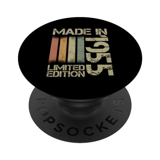 1955 Vintage Cumpleaños Retro Edición Limitada Hombres Mujer PopSockets PopGrip Intercambiable