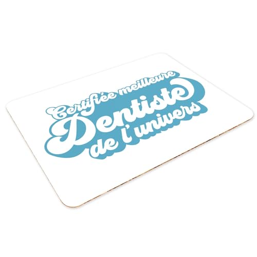 Sets de table souples lot de 4 en liège blanc 39,5 x 28,5 cm