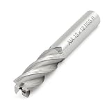 Scanalatura elicoidale a quattro scanalature, fresa in acciaio a taglio rapido, 13 mm x 12 mm