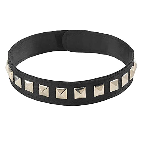 Forum Novelties Bristol Novelty BA185 Punk Choker mit Bolzen, Silber
