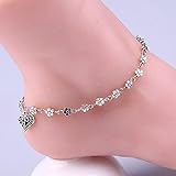 ☛ Die feinste Auswahl - Einzigartiges Armband-Fußkettchen-Design, verstellbare Länge, passt perfekt zu Ihren Handgelenken, Sie können es auch als Armbänder tragen.