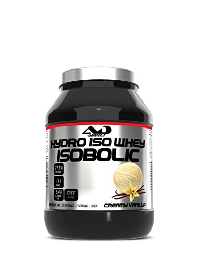 Whey Protein Isolate hydrolysée Musculation Prise De Masse Développement Musculaire | Isobolic | 1 Kg | Creamy Vanilla | addict sport nutrition Cover