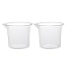 uxcell 2pcs Measuring Cup Labs PP Graduated Beakers 25ml