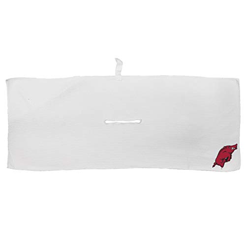 Team Golf NCAA Arkansas Razorbacks Microfiber Golf Towel, 16x40 (Multicolor)