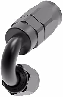 FBM4452 - Tubo flexible de aluminio anodizado para coche, tamaño 150°, color negro