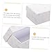 IMIKEYA 2pcs Marble Pattern Jewelry Boxes for Necklace Packaging Elegant Boxes for Christmas Birthdays and Special Occasions