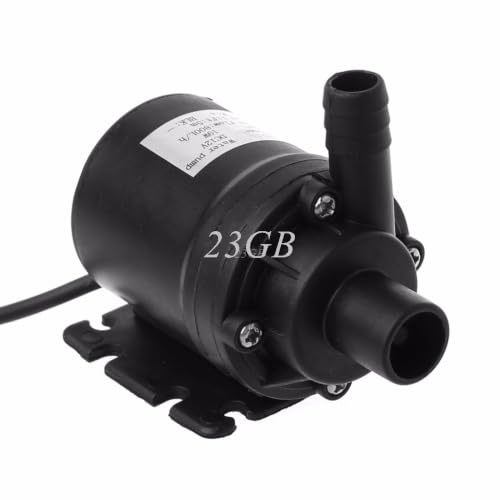 Saat, 12 V Mini Süs Havuzu Pompası —/800 L (Boy 8 cm, en 5 cm, yükseklik 6,5 cm)