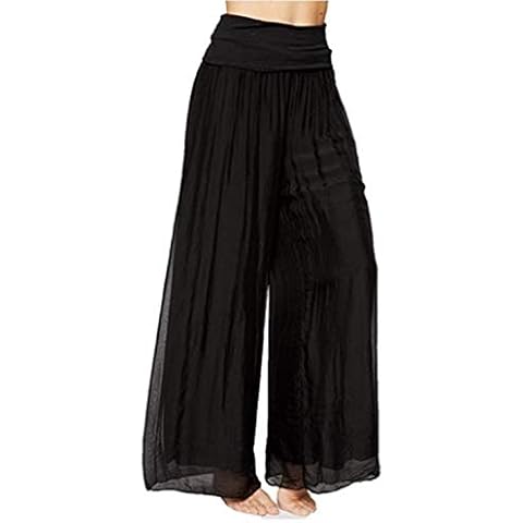 OgLuxe Italian Silk Palazzo Trousers Cover