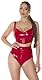 Koucla Gogo High Waist Latex Look Pants L