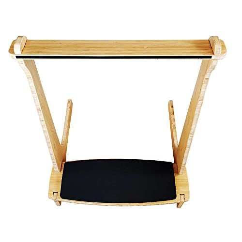 Bamboo Freestanding Vertical Paddleboard Storage Rack For 1 Sup Or Surfboard - Grassracks (1 Board, Bamboo) #TOP5