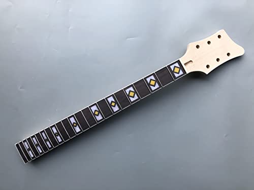 Manche de guitare en érable et palissandre 22 frettes pour projet luthier DIY