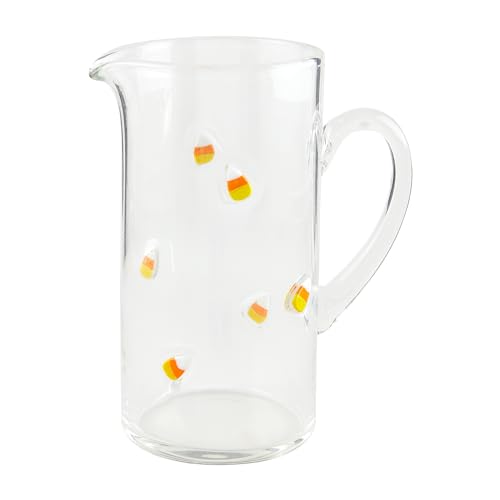 Pichet en verre maïs Mud Pie 1,4L jaune pour boisson - 2