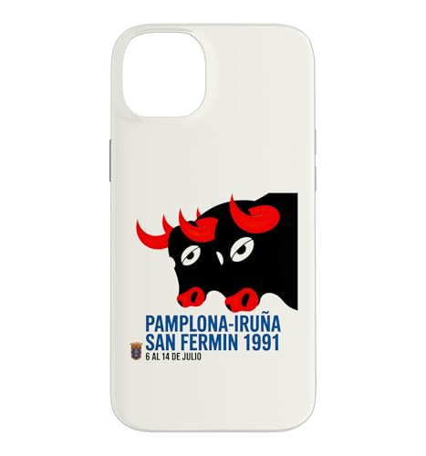 Pamplona Vintage San Fermin Festival 1991 Bull Run �X�}�z�P�[�X iPhone 14 Plus �p