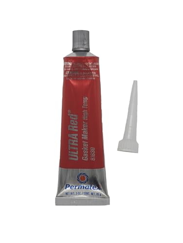 Image of Permatex 81630 Ultra Red High Temperature Gasket Maker, 3 oz