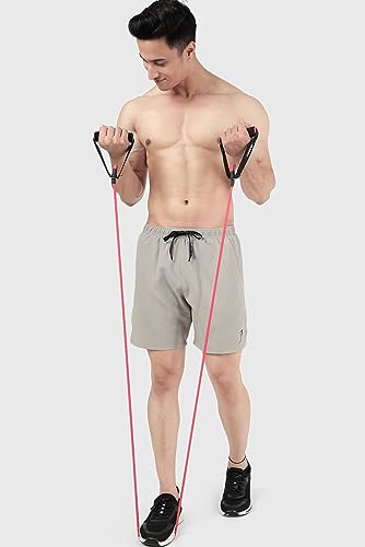 Image of FUAARK Double Layer 2 in 1 Sports Shorts with Inner Tights for Men Gym Tight Short with Pocket