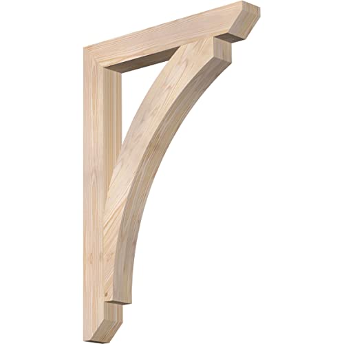 3 1/2"W x 26"D x 38"H Thorton Slat Smooth Bracket, Douglas Fir