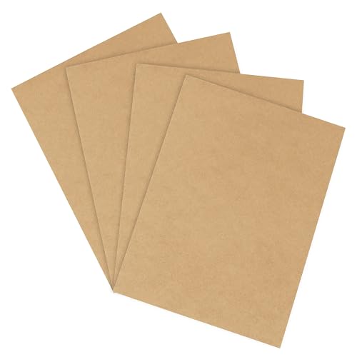 Belle Vous Pannello Legno MDF da 2 mm (Set da 30) - 15 x 20 cm - Pannelli Legno Grezzo per Fai da Te - Perfetto per Taglio Laser, Pittura, Modellazione, Incisione, Traforo- Legno per Pirografia