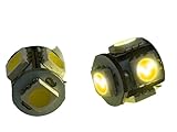 Rebaydo 2pcs T10 194 W5W 168 LED Bulb 12 Volt DC Dome Accessory Interior Light (Color:Daylight White 4400K;)