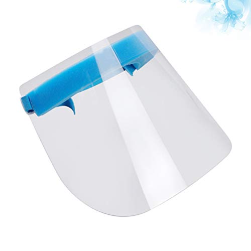 Exceart — 2 peças de protetores de rosto transparentes e respiráveis para a viseira e a viseira com