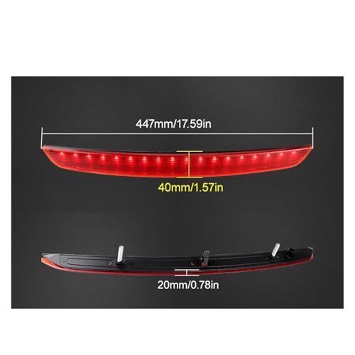 Feu stop pour TT 8J MK2 feu arrière LED rouge 2008 2009 2010 troisième stop - 4