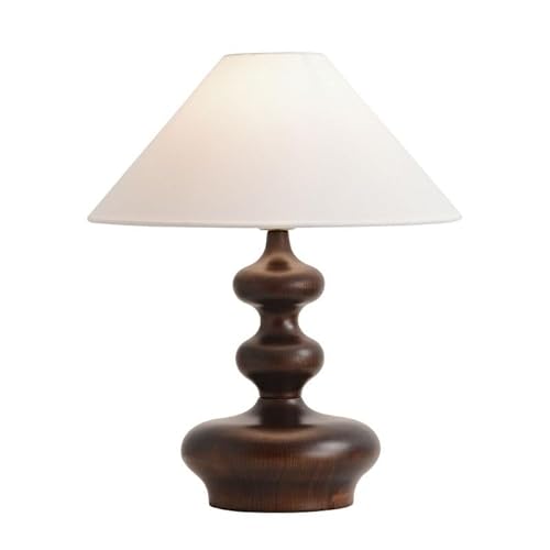 LJHFG63KUYT Bedside Lamps Solid Wood Desk Lamp Bedroom Fabric Master Bedside Nightstand Dorm