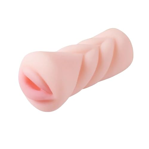 ZERKOR Masturbador masculino de boca para hombres, juguete sexual con textura realista para hombres, juguetes sexuales ligeros con textura para mamada, taza suave y compacta en forma de boca