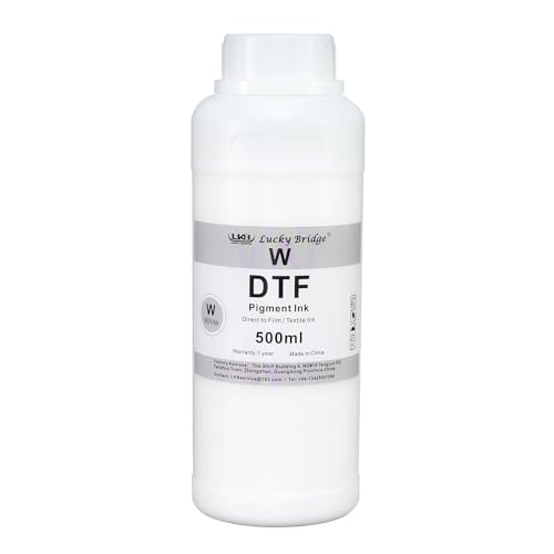 Encre blanche DTF anti-bouchage 500ml pour têtes Epson DX5 XP600