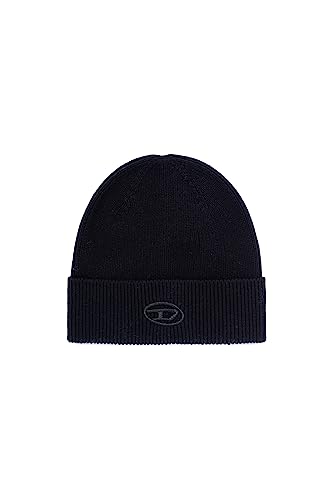 [ディーゼル] メンズ ニットキャップ ロゴ A040920DAOB UNI ブラック 9XX