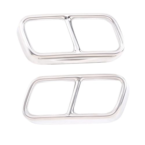 Tuyaux d'échappement pour BMW Série 7 F01 2009-2014 en acier inoxydable argent