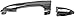 Dorman 91117 Exterior Door Handle Compatible with Select Ford Models, Chrome