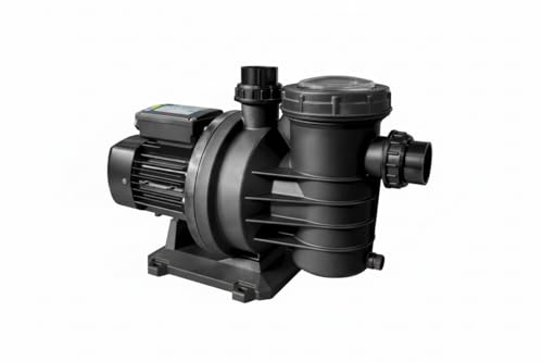 Nix Pool Bomba para Piscina Pro Max 100M Filtración 23400 L/h, Motor de Alta Potencia, Prefiltro de Gran Capacidad, Compatible con Espa Silen I, Bomba de Piscina 1100 W