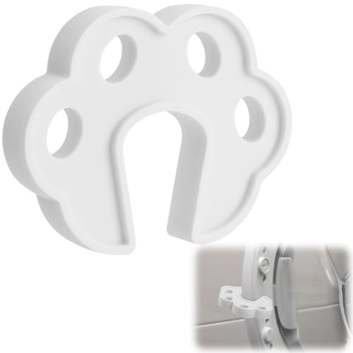 Alpinleux Accesorio blanco para puerta de lavadora, soporte para puerta de lavadora de carga frontal, accesorios de tope de puerta abierta para lavavajillas, secadora, lavadora (paquete de 1)
