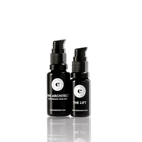 COCUNAT- The Architect - Tratamiento Duo Antiedad Contorno de Ojos - Reduce las Arrugas - Elimina Bolsas y Ojeras - Ácido Hialurónico - Bakuchiol (Retinol-Like) - 20 ml + 10 ml