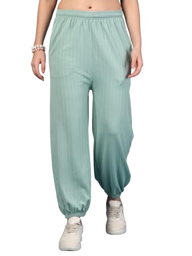 Image of UZARUS Women's Ultra-Soft Baggy Fit /Relaxed Fit Joggers with Side Pockets & Gripped Hem