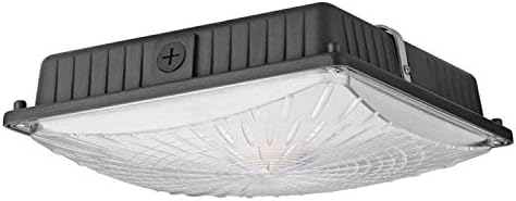 1000LED LED Canopy Light Fixture, 26W/ 39W/ 52W/ 65W Seletable, 4000K/5000K Seletable, High lumens Engergy Saving, 10" x 10", AC100-277V, Waterproof IP65, Corridor Light, UL DLC 5.1 Premium Listed