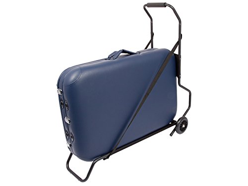 Physique Massage Table Trolley – Wheeled Carrier for Portable Massage Tables – Lightweight Folding Transport Cart for Mobile Therapists & Professionals