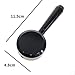 Steam Lever for 870 875 876, Replacement Steam Knob in Black or Silvery Aluminum Alloy, for Durable Coffee Machine Side Handle for Easy Access(Black)