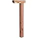 Gibraltar Mailboxes Cedar Drive-In Aromatic Cedar Wood, Mailbox Post, DPK00000