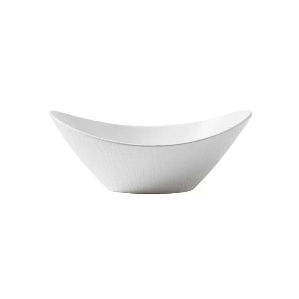 Duża japońska ceramiczna miska sałatkowa - ukośne usta miska na owoce i zupę dla rodziny - wszechstronna zastawa stołowa do domowej jadalni - idealna na drobiazgi i serwowania (A, M)