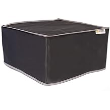 The Perfect Dust Cover LLC Black VINYL Cover for Canon Pixma TR4520, TR4522, TR4720 Wireless Inkjet Printers, Anti Static, Waterproof, Dimensions 17.2W x 11.7D x 7.5H