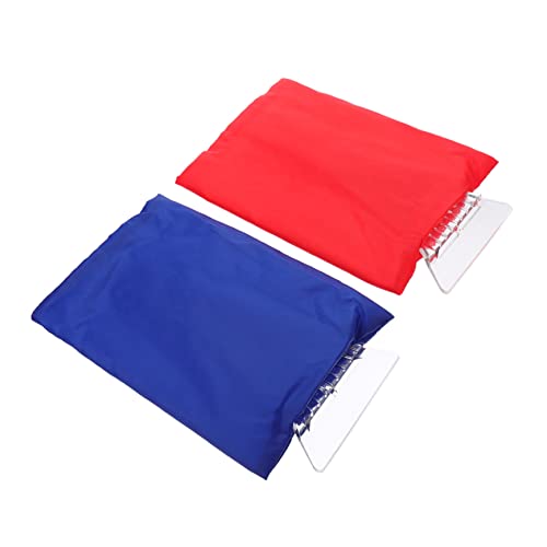 BCOATH Cushion 2pcs Snow Shovel Car Snow Removal Mittens Squeegee for Car Windows Window Ice Scraper Gloves Windshield Snow Brush for Car Waterproof Gloves Ice Shovel Scrape Snow Velvet