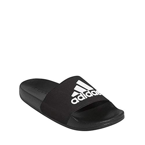 Adidas Mixte Adulte Adilette Shower K Chaussures de Plage & Piscine, Noir (Negros/FTW Bla/Negbás 000), 39 1/3 EU