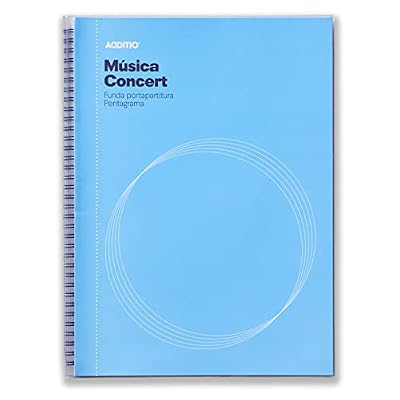 ADDITIO - Cuadernos de música CONCERT para alumnos, docentes y profesionales| 12 pentagramas 9 mm| Páginas cuadrícula| Fundas transparentes| Tamaño 22 x 31,5| Papel ecológico| Azul Cielo| | Ya disponible en tu tienda friki favorita! En mundofriki.es! ADDITIO - Cuadernos de música CONCERT para alumnos, docentes y profesionales| 12 pentagramas 9 mm| Páginas cuadrícula| Fundas transparentes| Tamaño 22 x 31,5| Papel ecológico| Azul Cielo| | Ya disponible en tu tienda friki favorita! En mundofriki.es!