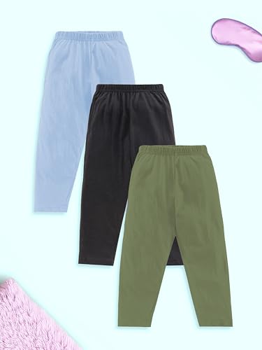 Image of KiddoPanti Boys Solid Pyjama Pant | 100% Soft Cotton Single Jersey | Comfortable Fit with Elastic Waistband & Single Front Pocket | Kids Track Pant