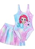 DivingBirds Mädchen-Badeanzug, Zweiteiliger Badeanzug für 4-5 Jahre
