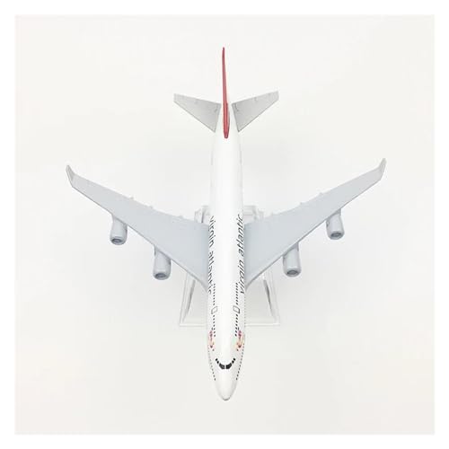 Modelo de avión 1:400 Boeing 747 miniatura de metal duradera 4