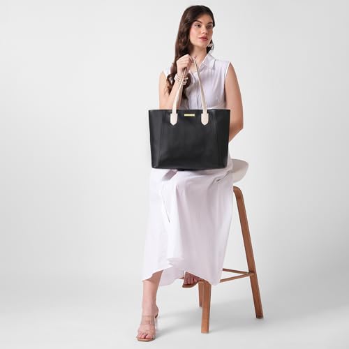 Image of Caprese Devon Large Tote Bag for Women with Comfortable Straps & Multi-Compartment | Stylish Shoulder & Handheld Bag | Fits Up to 16 Inch Laptop | Perfect for Work, Travel & Daily Use