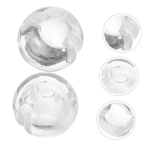 Topes de cadena de cuentas en POM transparentes para persianas verticales, pack de 40 piezas 8