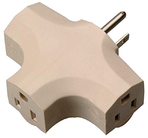 Master Electrician 09902-97ME Beige Vinyl 3 way Electrical Cube Tap - Quantity 30